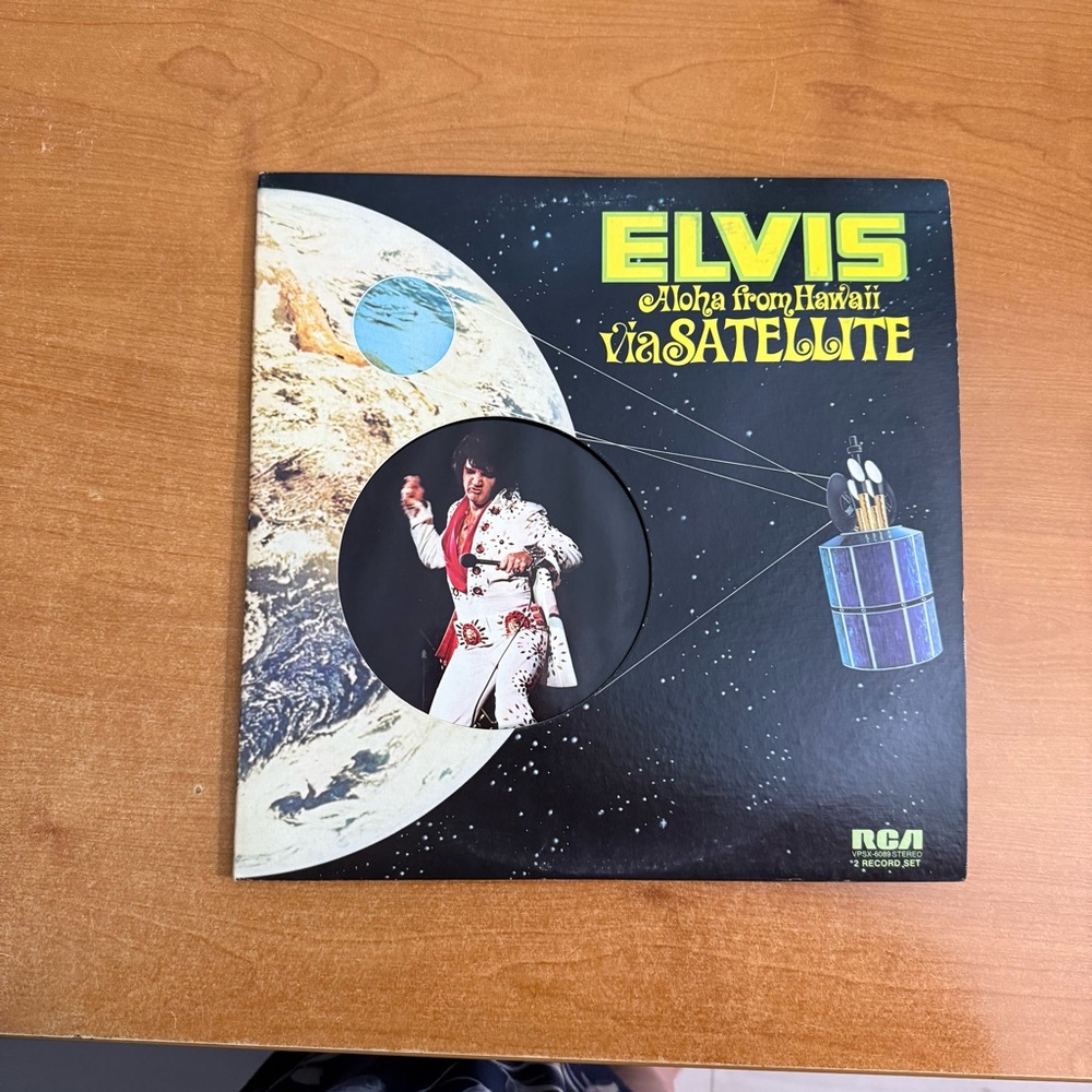 Elvis Aloha from Hawaii‎ Via Satellite Vinyl Record